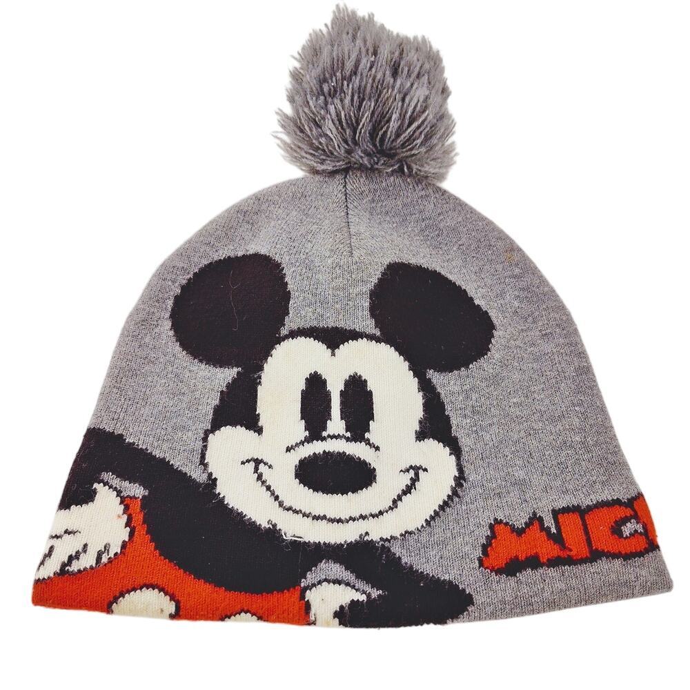 Disney H&H Mickey Mouse Gray Hat 4-8y Kids Iconic